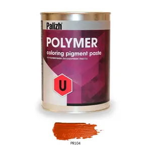 Orange concentrated PR104 Coloring pigment paste Polymer U for solvent based paints (PU.OK.777)