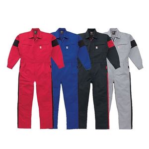 Monos de algodón 100% con cinta reflectante, uniformes de trabajo de construcción de alta visibilidad, Material de poliéster - Product Image 2