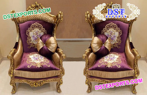 Chaises de mariage Royal avec capuche, ensemble de chaises de mariée anglaise, nouvelle collection - Product Image 2