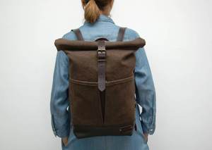 Mochila de lona encerada, color shaky, LHB 0040 - Product Image 2