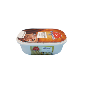 ถ้วยพลาสติกทรงสี่เหลี่ยมคุณภาพสูง DKK1060 ขนาด 1000 มล. พร้อมฝาปิดแบบกันการงัดแงะ ผลิตจากวัสดุ PP IML รีไซเคิลได้ รับสกรีนโลโก้ สำหรับบรรจุอาหาร ไอศกรีม เนย - Product Image 3