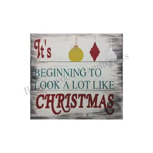 Fornitura diretta della fabbrica eco-friendly Mango <span class=keywords><strong>legno</strong></span> parete appeso pannello con segno di natale <span class=keywords><strong>scritta</strong></span> Design per la casa o <span class=keywords><strong>in</strong></span> ufficio arredamento - Product Image 1