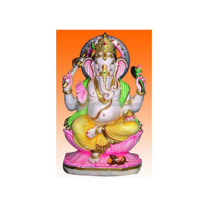 Estatua de Ganpati Ji de mármol - Product Image 1