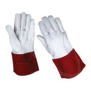 Guantes de Soldadura Tig de Piel de Cabra de Alta Calidad, Resistentes al Calor, Duraderos, Transpirables, Sin Silicona, Protección para las Manos para Uso Industrial - Product Image 5