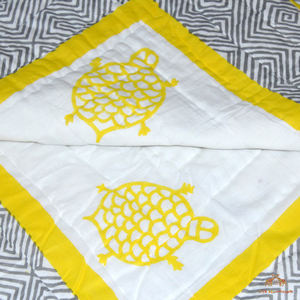 Jaipuri ผ้านวมผ้าฝ้ายพิมพ์ลายแบบเย็บด้วยมือผ้าห่มนุ่มสบายและย้อนกลับได้ขนาดควีนไซส์ - Product Image 2