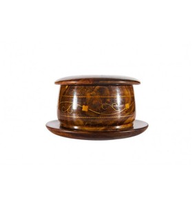 Azúcar de madera olla madera azúcar tazón de madera hecho a mano brillo azúcar olla de madera Pequeño contenedor azúcar de mesa de madera - Product Image 3