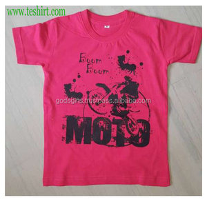 T-shirt à col rond à la mode pour enfants personnalisé par le fabricant OEM en coton de bambou vente en gros de grande taille bon marché pour les garçons - Product Image 3