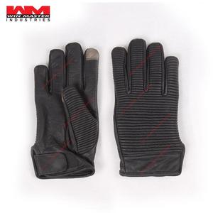 De calidad superior negro clásico pieles de cuero-guantes - Product Image 1