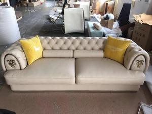 Ý phong cách ngồi có thể ngả màu trắng chính hãng da chesterfield sofa - Product Image 4
