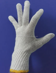 Hilo reciclado de poliéster/algodón mezclado OE 100% algodón para guantes de punto extremo abierto y uso de patrón cardado en tejido - Product Image 6