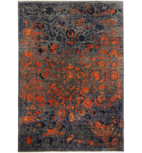 Alfombra lavable de seda de bambú anudada a mano moderna personalizada para uso doméstico y hotelero en la sala de estar - Product Image 1