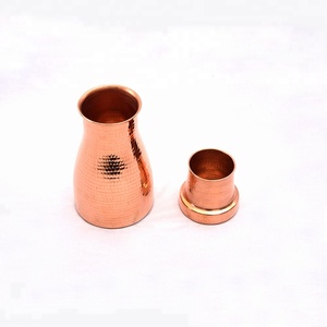 Recipiente de Almacenamiento de Agua Ecológico de Metal de Cobre con Tapa para Accesorios de Bar Certificados - Product Image 2