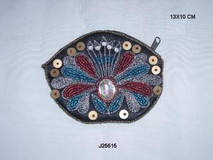 Portamonedas bordados de último diseño disponibles en otros colores también Portamonedas bordado hecho a mano en todos los colores - Product Image 5