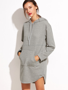 Sudaderas con capucha de línea larga para mujer - Product Image 5