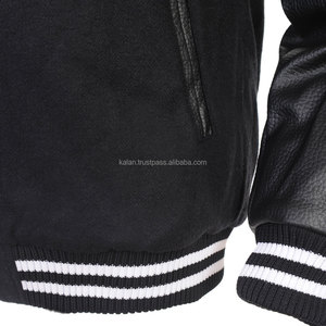 Kalan Custom Wool Varsity <b>Jacket</b> with Embroidery Stand Collar Quick Dry & Eco-Friendly Winter <b>Baseball</b> <b>Jacket</b> <b>for</b> <b>Men</b> Women - Product Image 5