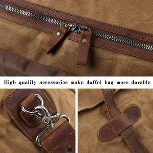 Bolsas de viaje de lujo de nuevo diseño, bolsa de equipaje de lona negra - Product Image 2