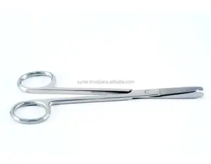 Littauer Stitch Scissors Delicate Hooked Blade 14 cm/ Surgical Instruments/Tijera Quitapuntos Littauer 14 Cm