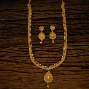 Collier Long fantaisie ethnique plaqué or, ensemble de bijoux pour femmes, 14377 - Product Image 1