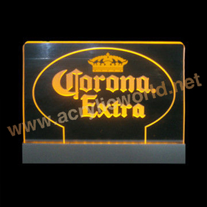 Pantalla led para publicidad al aire libre, exquisita base de señal de acrílico transparente - Product Image 6