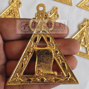 Ensemble complet de bijoux de collier d'officier maçonnique - Product Image 3