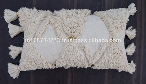 Boho Chic Estilo marroquino Capa de Almofada 50x50 Algodão Retângulo Travesseiro Vintage Geométrica Decorativa Tecido de Impressão para Casa