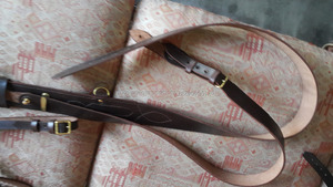 Cinturones Sam Browne Ajustables con Logotipo Personalizado de Moda Unisex al por Mayor de Fábrica OEM - Product Image 2