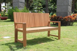 Meilleur vendeur, design européen, banc de jardin en bois d'acacia Devon, ensemble de canapé d'extérieur pour villa et parc, prêt à l'exportation depuis le Vietnam - Product Image 5