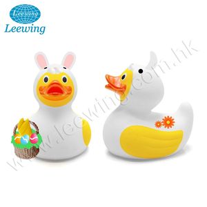 Lễ Hội Sáng Tạo Phục Sinh Món Quà Promo Mục Tắm Đồ Chơi Cho Kid Nhựa PVC Vinyl Easter Bunny <span class=keywords><strong>Rabbit</strong></span> Biểu Tượng Tùy Chỉnh In Cao Su Vịt - Product Image 2
