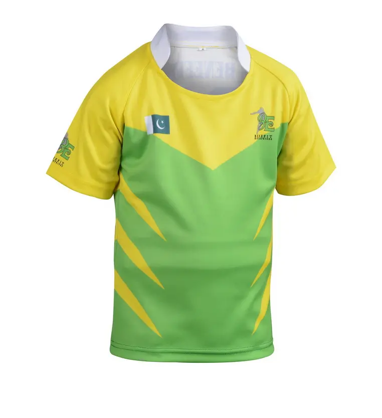 Custom Design Hoge Kwaliteit Polyester Groothandel College Team Rugby Jersey