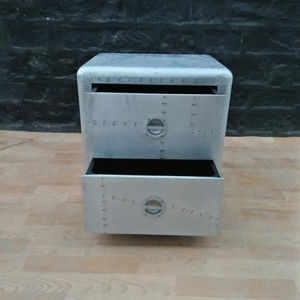 Mesa auxiliar y auxiliar de aviador de aluminio moderna para el hogar para muebles de comedor - Product Image 4