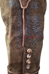 Cuir véritable allemand avec bretelles court, vente en gros, adapté aux piercings - Product Image 4