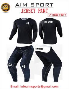 MX — maillot de Motocross personnalisable, combinaison en Polyester, impression par Sublimation, noir et rouge, dernière qualité, - Product Image 3