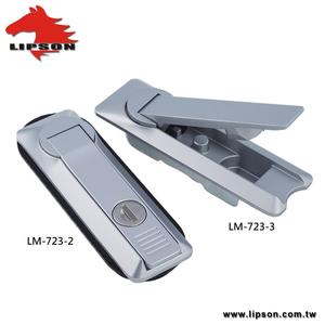 กุญแจล็อคตู้ไฟฟ้าอุตสาหกรรมแบบกันน้ำ LM-723-2 พร้อมปุ่มกดแบบหมุนและยก - Product Image 3