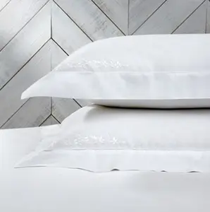 Luxus Großhandel Hands tickerei 100% Leinen Qualität Bettwäsche Bettwäsche