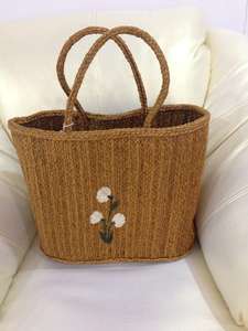 Sacs en fibre banane naturelle pour les courses, fabriquées avec vraie fibre banane, écologique - Product Image 5