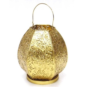 ใหม่ตกแต่งบ้านโบราณFILIGREEรอบHURRICANE LANTERN - Product Image 5