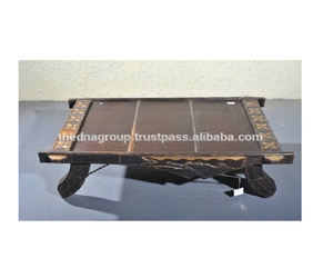 2015 Table basse en bois de manguier massif au design antique nouveau mobilier de salon - Product Image 2