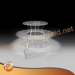 Présentoir à gâteaux à 5 pneus en acrylique, support pour cupcakes - Product Image 3