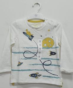Vêtements pour garçons, enfants, manches longues, col rond, 100% coton, tricoté, teint en pièce, imprimé, de marque, en stock au Bangladesh - Product Image 4