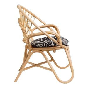 <b>Vintage</b> Rattan Wicker Kid <b>Chair</b> for Dining and Kitchen Made of <b>Wood</b> - Product Image 2