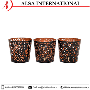 Suministro a granel de candelabros votivos de metal para pedidos a granel personalizados disponibles de proveedores indios a precio razonable. - Product Image 3