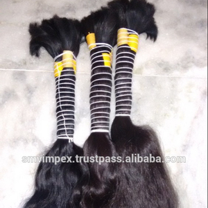 ผมมนุษย์ทอสีน้ำตาลธรรมชาติการต่อผมแบบดิบจำนวนมากผมทอแบบอินเดียเรมีที่ยังไม่ผ่านกระบวนการจากอินเดีย - Product Image 5