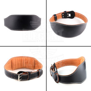 เข็มขัดยกน้ำหนักหนัง PU เข็มขัดออกกำลังกายอุปกรณ์ออกกำลังกายเข็มขัดยกน้ำหนักรองรับหลังกว้างปรับแต่งโลโก้ได้ตามต้องการ - Product Image 6