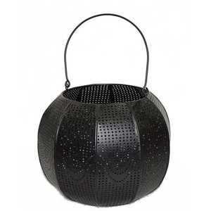 New Antique Filigree Round Gold <b>Hurricane</b> <b>Lantern</b> Beautiful Home & Christmas Decoration - Product Image 2