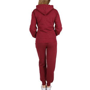 Conjunto de chándales de dos piezas para mujer, Jersey de manga personalizada, Sudadera con capucha y pantalones para correr - Product Image 3