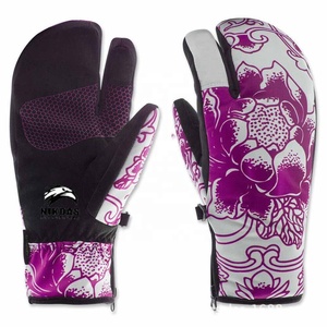 Gants de Ski pour hommes, 3 doigts, coupe-vent, combinaison de neige, moto d'hiver - Product Image 4