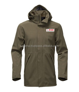 Veste Softshell coupe-vent décontractée et imperméable pour hommes bon marché Chine spandex noir rouge avec poches OEM, - Product Image 1