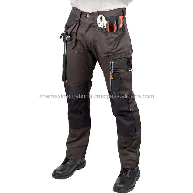 Shemax-pantalones de trabajo resistentes, reforzados con Cordura duradera