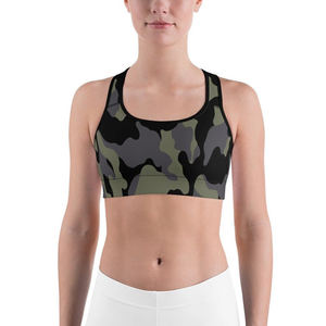 บราเซ็กซี่แบบใหม่ ดีไซน์สวยหรู สายไขว้ด้านหลัง บราทรงยาวแบบสปอร์ต ซิปด้านหน้า บราสำหรับสาวอวบ อกใหญ่ - Product Image 1