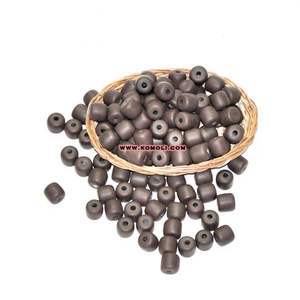 Matt Finish สีน้ำตาลรูปไข่ทุกประเภท Custom ลูกปัดสำหรับเครื่องประดับทำ - Product Image 2